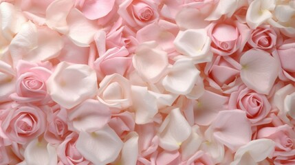 Obraz premium pink rose petals