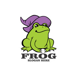 Free design logo icon frog