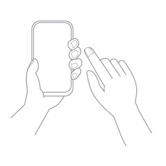 hand holding phone