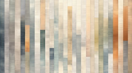 Harmony in Lines A serene composition of intersecting straight lines, creating a sense of balance and tranquility. The colors are soft and muted.