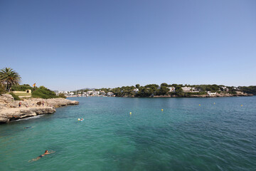 Fototapeta na wymiar Coastal view of Palma de Mallorca, Spain