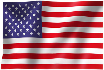 Obraz premium United States flags in festival. 4th of July USA Independence Day celebration