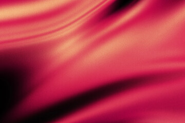 Digital noise gradient. Red and yellow color background with gradient and grain effect