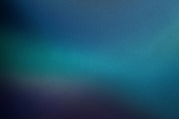 Digital noise gradient. Dark colors background with gradient and grain effect