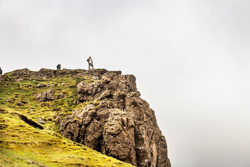 Old Man of Storr panorama view, Scotland, Isle of Skye