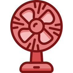 Obraz premium electric fan two tone icon