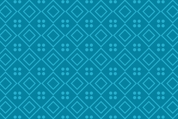 Luxury seamless pattern in tosca colors. Elegant background vector illustration.