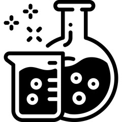 chemistry solid line icon