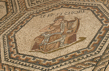 Mosaic of Vichten in Luxembourg, 
