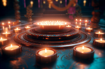 Happy Diwali, festival of light - Generative AI