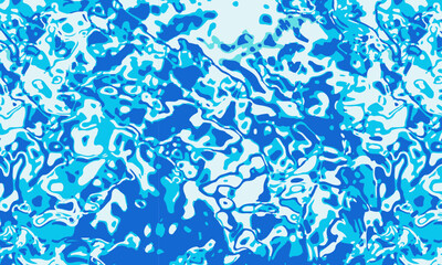 Blue water swirls