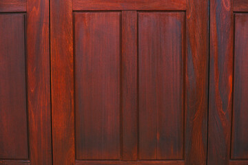 Fototapeta premium Textured brown wall imz natural wood. Beautiful atmospheric wooden background