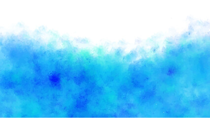Abstract blue watercolor background.Hand painted watercolor. vector