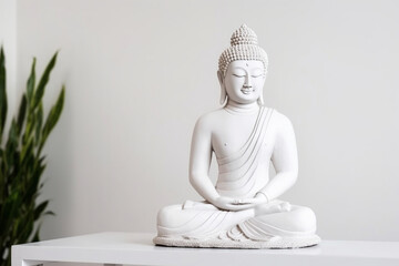 buddha  on mountain background