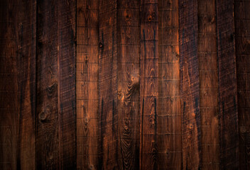 Old Brown Wood Plank Background.