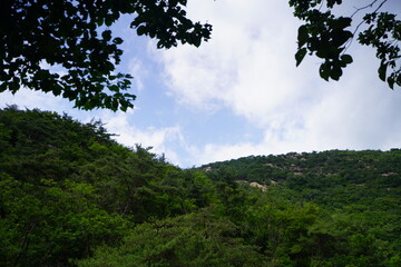 사패산 회룡 하늘