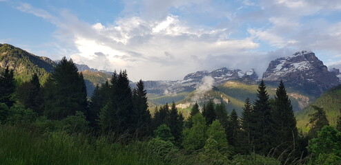 Fototapeta premium Madonna di Campiglio, Cima Tosa