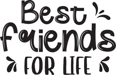 best friends svg