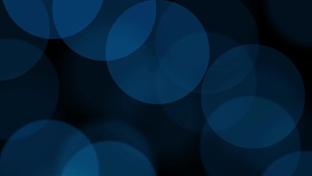 Background – black with moving blue transparent circles, loopable