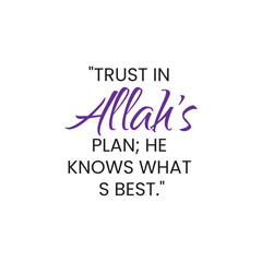 Islamic Motivation Quote with a smooth black background