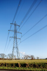 An electricity pylon of the National Grid England 