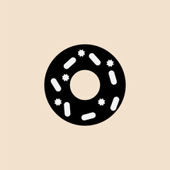 Donuts icon.Vector illustration. Template for your design