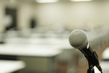 Microphone at the venue  Seminar venue