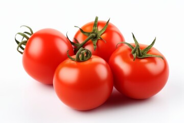 tomatoes isolated on white background. Generative AI