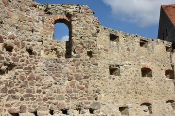 Turm des r&ouml;mischen Kastells Favianis in Mautern an der Donau, &Ouml;sterreich, 04.05.2023