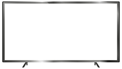 4K TV Flat Screen lcd,Oled,Plasma, Realistic 3D Model White Blank Monitor Display Mockup,Empty...