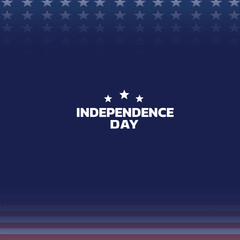 united states independence day poster design, 4th of july, with american flag background element. vector illustration