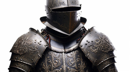 Medieval knight suit of armor protection