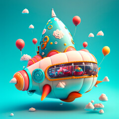 CANDY SPACESHIP