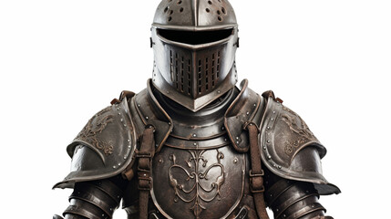 Medieval knight suit of armor protection