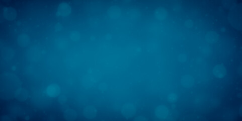 blue background with bokeh Christmas background
