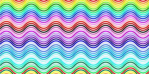 abstract colorful background with waves