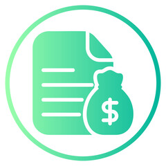 guarantee gradient icon