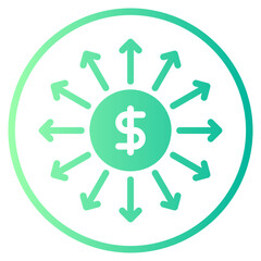 liability gradient icon