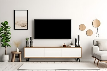modemodern living room with tvrn living room