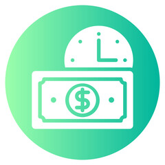 long term gradient icon