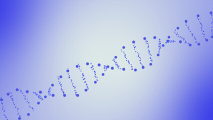 DNA molecules. 3d render of dna structure, abstract background