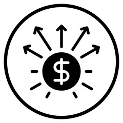 liability glyph icon