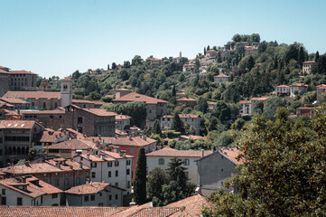 Fototapeta na wymiar Panorama of Bergamo