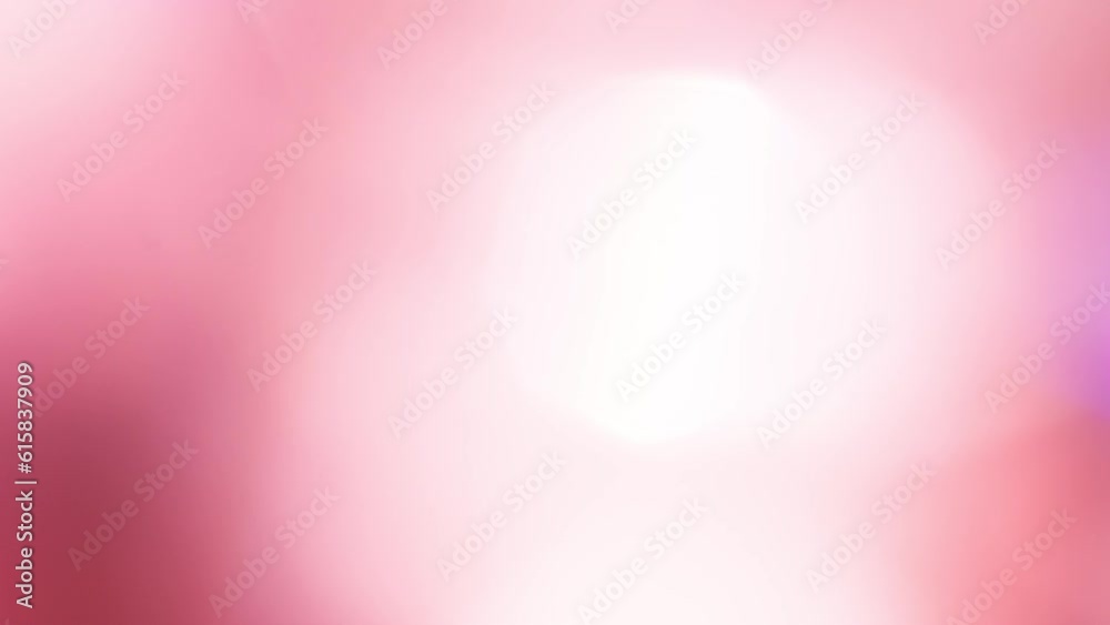 Wall mural pink gemstone overflows. loop. the light passes through the facets of a slowly rotating diamond and 