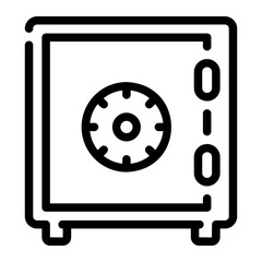 safety box line icon