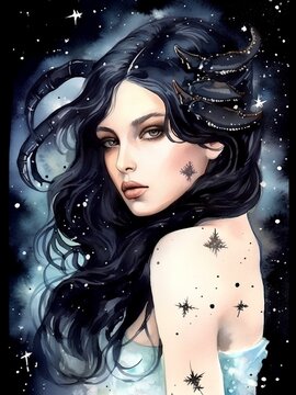 Dive into the mysterious realm of Scorpio with this captivating digital image. Symbolizing passion, transformation, and intensity, it's perfect for astrology enthusiasts.