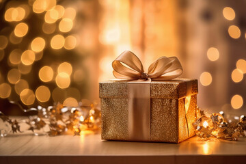 Christmas winter Background Xmas Ai generative