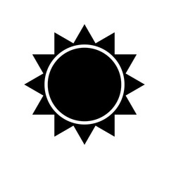 Brightness Icon, Intensity Setting. Vector illustration. stock image.