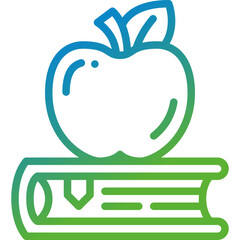 apple gradient line icon