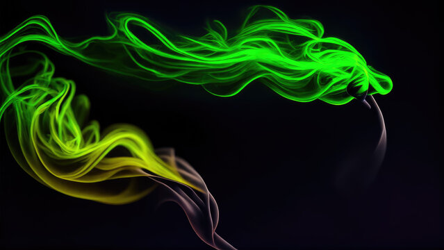 Abstract background illustration of a smoke color (Generative AI)